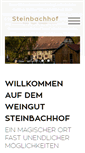 Mobile Screenshot of eissler-steinbachhof.de